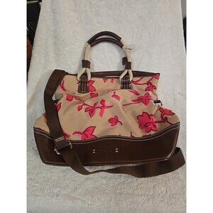 Nine And Company floral Crossbody Bag 13x 14”